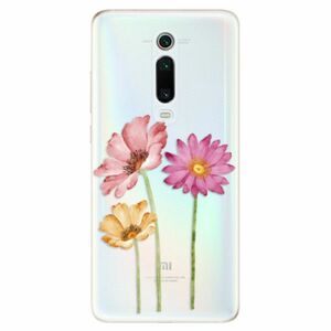 Odolné silikonové pouzdro iSaprio - Three Flowers - Xiaomi Mi 9T Pro obraz