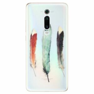 Odolné silikonové pouzdro iSaprio - Three Feathers - Xiaomi Mi 9T Pro obraz
