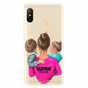 Odolné silikonové pouzdro iSaprio - Super Mama - Boy and Girl - Xiaomi Mi A2 Lite obraz