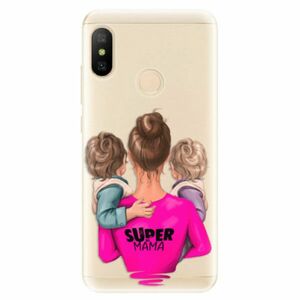 Odolné silikonové pouzdro iSaprio - Super Mama - Two Boys - Xiaomi Mi A2 Lite obraz