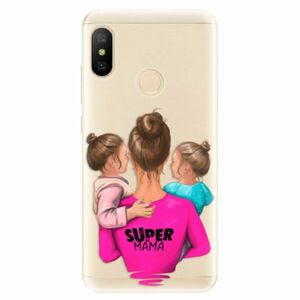 Odolné silikonové pouzdro iSaprio - Super Mama - Two Girls - Xiaomi Mi A2 Lite obraz