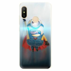 Odolné silikonové pouzdro iSaprio - Mimons Superman 02 - Xiaomi Mi A2 Lite obraz