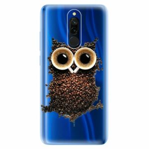 Odolné silikonové pouzdro iSaprio - Owl And Coffee - Xiaomi Redmi 8 obraz
