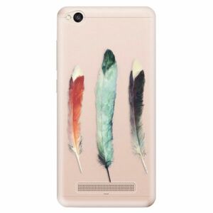 Odolné silikonové pouzdro iSaprio - Three Feathers - Xiaomi Redmi 4A obraz