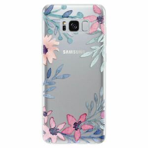 Odolné silikonové pouzdro iSaprio - Leaves and Flowers - Samsung Galaxy S8 obraz