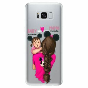 Odolné silikonové pouzdro iSaprio - Mama Mouse Brunette and Girl - Samsung Galaxy S8 obraz