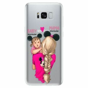 Odolné silikonové pouzdro iSaprio - Mama Mouse Blond and Girl - Samsung Galaxy S8 obraz