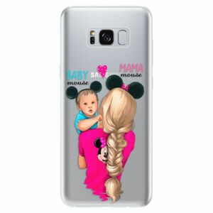Odolné silikonové pouzdro iSaprio - Mama Mouse Blonde and Boy - Samsung Galaxy S8 obraz
