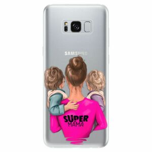 Odolné silikonové pouzdro iSaprio - Super Mama - Two Boys - Samsung Galaxy S8 obraz