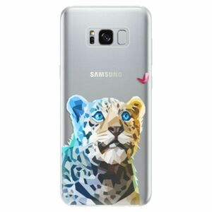 Odolné silikonové pouzdro iSaprio - Leopard With Butterfly - Samsung Galaxy S8 obraz