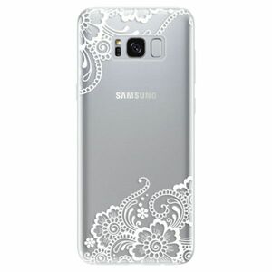 Odolné silikonové pouzdro iSaprio - White Lace 02 - Samsung Galaxy S8 obraz