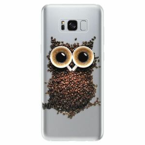 Odolné silikonové pouzdro iSaprio - Owl And Coffee - Samsung Galaxy S8 obraz