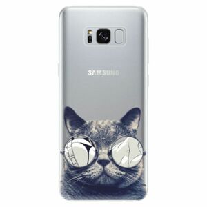 Odolné silikonové pouzdro iSaprio - Crazy Cat 01 - Samsung Galaxy S8 obraz