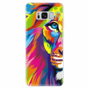Odolné silikonové pouzdro iSaprio - Rainbow Lion - Samsung Galaxy S8 obraz