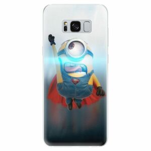 Odolné silikonové pouzdro iSaprio - Mimons Superman 02 - Samsung Galaxy S8 obraz