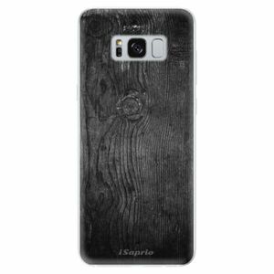 Odolné silikonové pouzdro iSaprio - Black Wood 13 - Samsung Galaxy S8 obraz