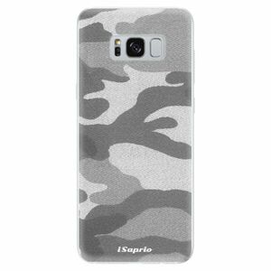 Odolné silikonové pouzdro iSaprio - Gray Camuflage 02 - Samsung Galaxy S8 obraz