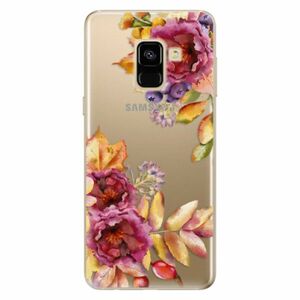 Odolné silikonové pouzdro iSaprio - Fall Flowers - Samsung Galaxy A8 2018 obraz