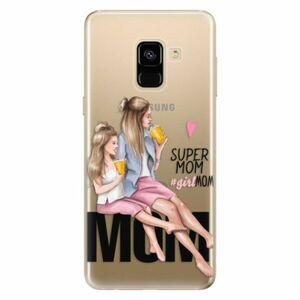 Odolné silikonové pouzdro iSaprio - Milk Shake - Blond - Samsung Galaxy A8 2018 obraz