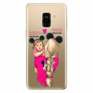 Odolné silikonové pouzdro iSaprio - Mama Mouse Blond and Girl - Samsung Galaxy A8 2018 obraz