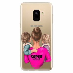 Odolné silikonové pouzdro iSaprio - Super Mama - Two Boys - Samsung Galaxy A8 2018 obraz
