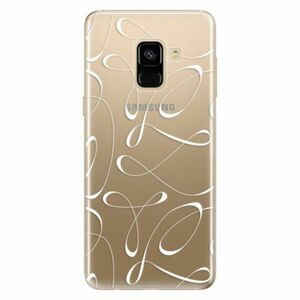 Odolné silikonové pouzdro iSaprio - Fancy - white - Samsung Galaxy A8 2018 obraz