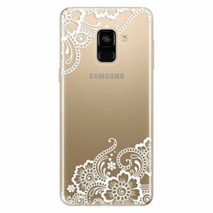 Odolné silikonové pouzdro iSaprio - White Lace 02 - Samsung Galaxy A8 2018 obraz