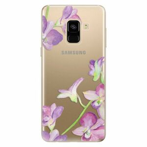 Odolné silikonové pouzdro iSaprio - Purple Orchid - Samsung Galaxy A8 2018 obraz