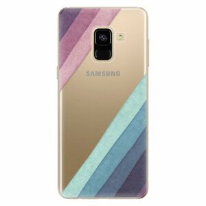 Odolné silikonové pouzdro iSaprio - Glitter Stripes 01 - Samsung Galaxy A8 2018 obraz