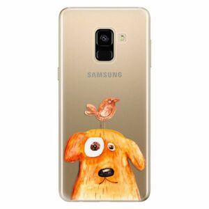 Odolné silikonové pouzdro iSaprio - Dog And Bird - Samsung Galaxy A8 2018 obraz
