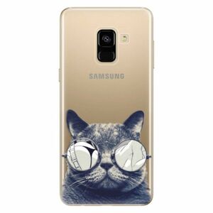 Odolné silikonové pouzdro iSaprio - Crazy Cat 01 - Samsung Galaxy A8 2018 obraz
