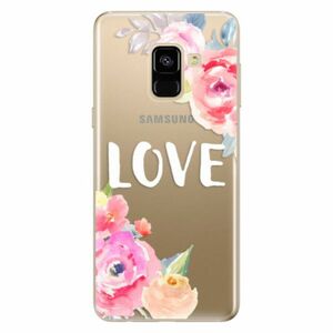 Odolné silikonové pouzdro iSaprio - Love - Samsung Galaxy A8 2018 obraz
