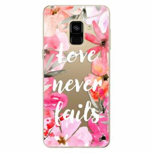 Odolné silikonové pouzdro iSaprio - Love Never Fails - Samsung Galaxy A8 2018 obraz