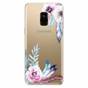 Odolné silikonové pouzdro iSaprio - Flower Pattern 04 - Samsung Galaxy A8 2018 obraz