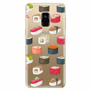 Odolné silikonové pouzdro iSaprio - Sushi Pattern - Samsung Galaxy A8 2018 obraz