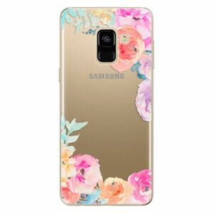Odolné silikonové pouzdro iSaprio - Flower Brush - Samsung Galaxy A8 2018 obraz