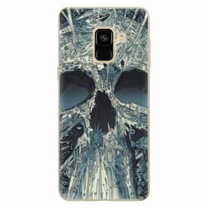 Odolné silikonové pouzdro iSaprio - Abstract Skull - Samsung Galaxy A8 2018 obraz