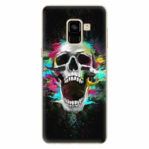 Odolné silikonové pouzdro iSaprio - Skull in Colors - Samsung Galaxy A8 2018 obraz