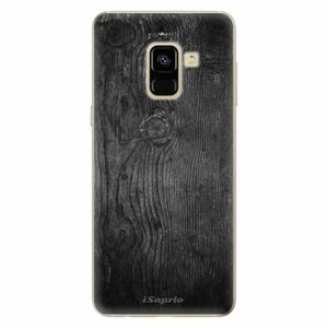 Odolné silikonové pouzdro iSaprio - Black Wood 13 - Samsung Galaxy A8 2018 obraz