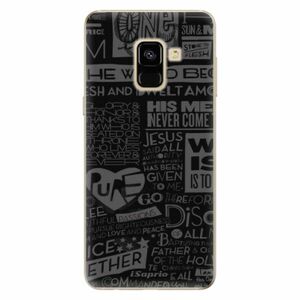 Odolné silikonové pouzdro iSaprio - Text 01 - Samsung Galaxy A8 2018 obraz