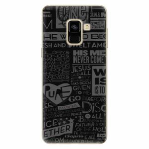 Odolné silikonové pouzdro iSaprio - Text 01 - Samsung Galaxy A8 2018 obraz