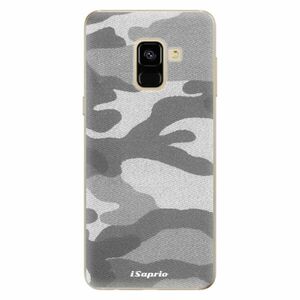 Odolné silikonové pouzdro iSaprio - Gray Camuflage 02 - Samsung Galaxy A8 2018 obraz