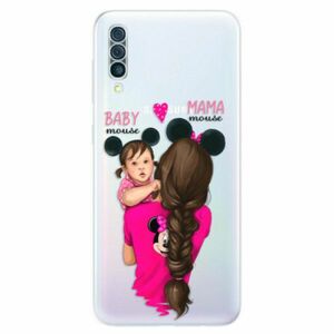 Odolné silikonové pouzdro iSaprio - Mama Mouse Brunette and Girl - Samsung Galaxy A50 obraz