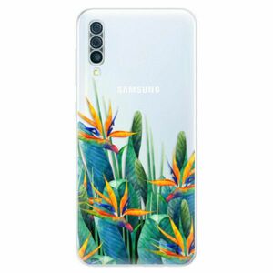 Odolné silikonové pouzdro iSaprio - Exotic Flowers - Samsung Galaxy A50 obraz