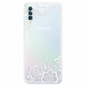 Odolné silikonové pouzdro iSaprio - White Lace 02 - Samsung Galaxy A50 obraz
