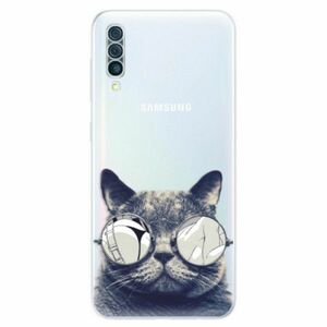 Odolné silikonové pouzdro iSaprio - Crazy Cat 01 - Samsung Galaxy A50 obraz