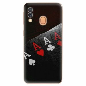 Odolné silikonové pouzdro iSaprio - Poker - Samsung Galaxy A40 obraz
