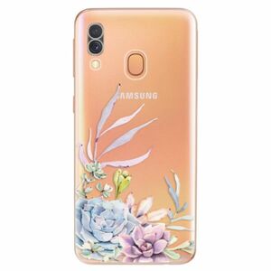 Odolné silikonové pouzdro iSaprio - Succulent 01 - Samsung Galaxy A40 obraz