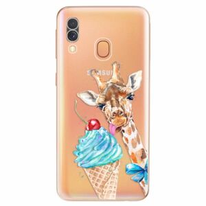 Odolné silikonové pouzdro iSaprio - Love Ice-Cream - Samsung Galaxy A40 obraz