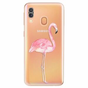 Odolné silikonové pouzdro iSaprio - Flamingo 01 - Samsung Galaxy A40 obraz